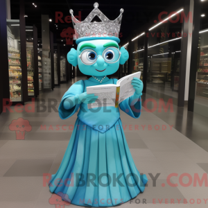 Cyan Queen Maskottchen...