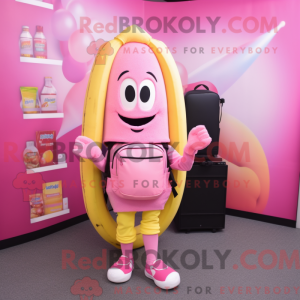 Pink Baa mascot costume...