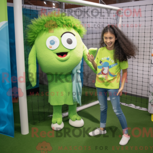 Lime Green Soccer Goal...