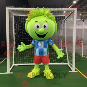 Lime Green Soccer Goal...