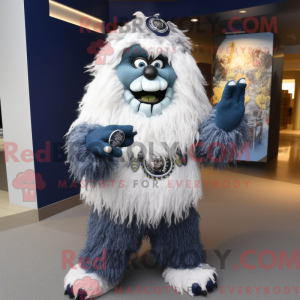 Marine Yeti-mascottekostuum...