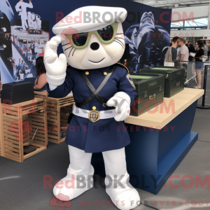 Maskotdraktfigurat Navy...