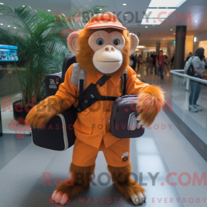 Orange Capuchin Monkey...