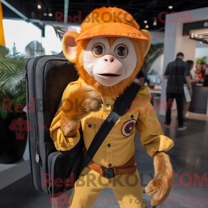 Orange Capuchin Monkey...