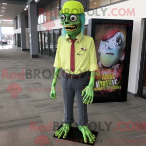 Lime Green Undead maskot...