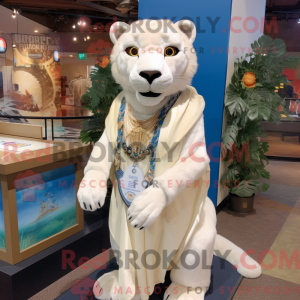 White Mountain Lion mascot...