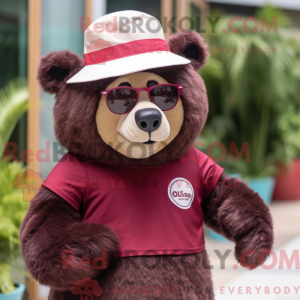 Maroon Spectacled Bear...