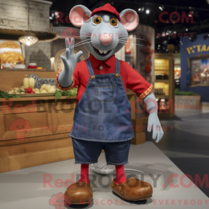 Rød Ratatouille maskot...