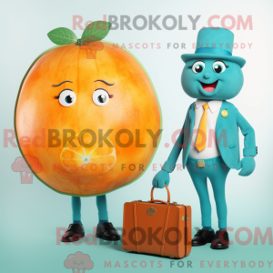 Teal Grapefruit mascot...