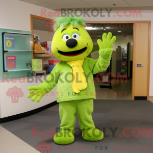 Lime Green But mascot...