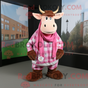 Pink Beef Stroganoff mascot...