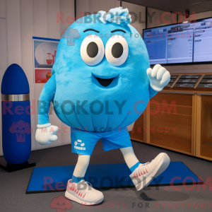 Sky Blue Moussaka mascot...