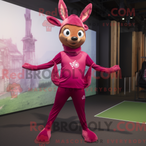 Disfraz de mascota Magenta...