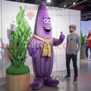 Purple Asparagus mascot...