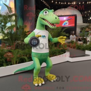 Olive Spinosaurus mascot...