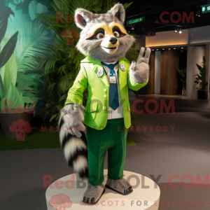 Lime Green Raccoon...