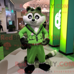 Lime Green Raccoon...