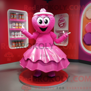 Magenta Candy Box mascot...