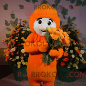 Orange Bouquet Of Flowers...