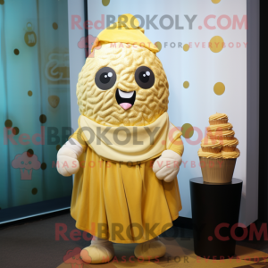 Maskottchenkostüm Gold...