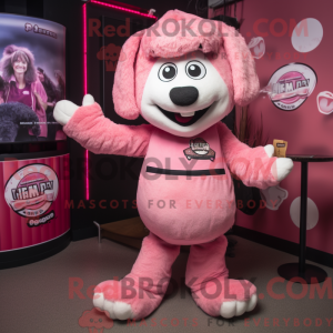 Pink Shepard S Pie mascot...