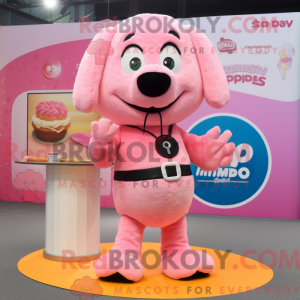Pink Shepard S Pie mascot...