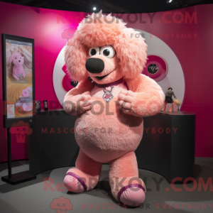 Pink Shepard S Pie mascot...