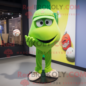 Lime Green Baseball Ball...