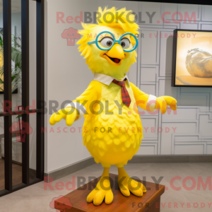 Yellow Chicken mascot...