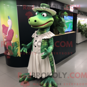 Krokodil Maskottchen Kostüm...