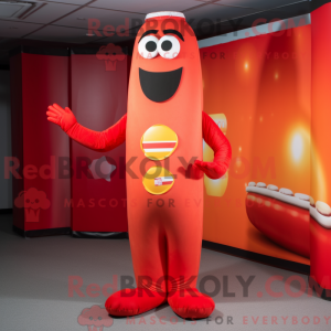 Red Hot Dog maskot kostume...