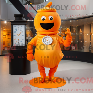 Orange Hourglass maskot...