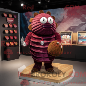 Maroon Trilobite mascot...