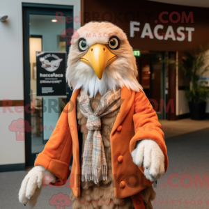 Peach Haast S Eagle mascot...