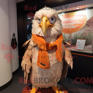 Peach Haast S Eagle mascot...