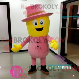 Pink Lemon mascot costume...