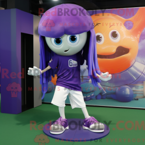 Purple Jellyfish mascot...