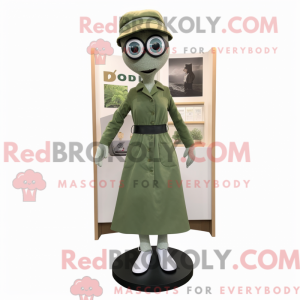 Olive Doctor maskot kostume...