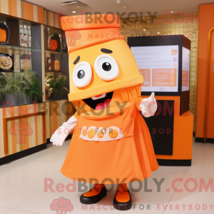 Orange Candy Box mascot...