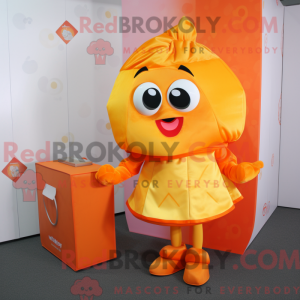 Orange Candy Box mascot...