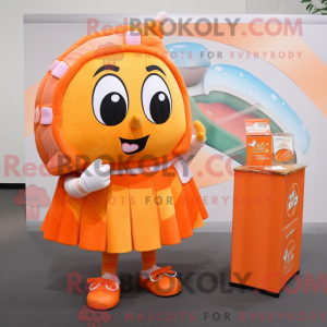 Orange Candy Box maskot...