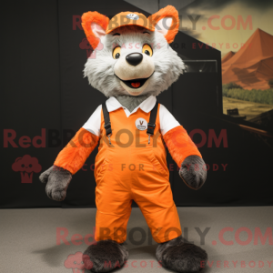 Orange Say Wolf mascot...