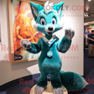 Figura de máscara de Teal...