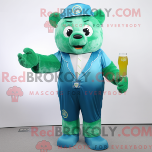 Blue Green Beer maskot...