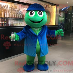 Blue Green Beer mascot...