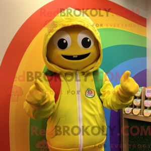 Lemon Yellow Rainbow mascot...