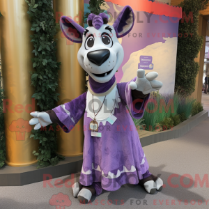 Lavender Okapi mascot...