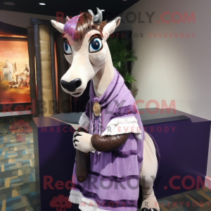 Lavender Okapi mascot...
