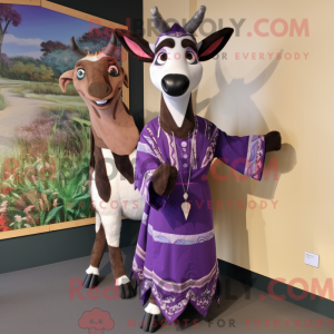 Lavender Okapi mascot...