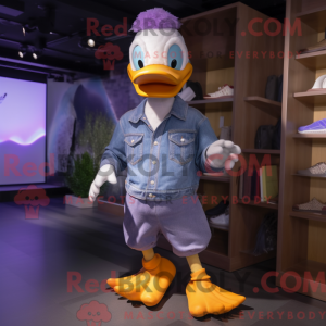 Lavender Duck mascot...
